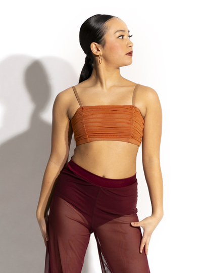 Ruched Bandeau Crop